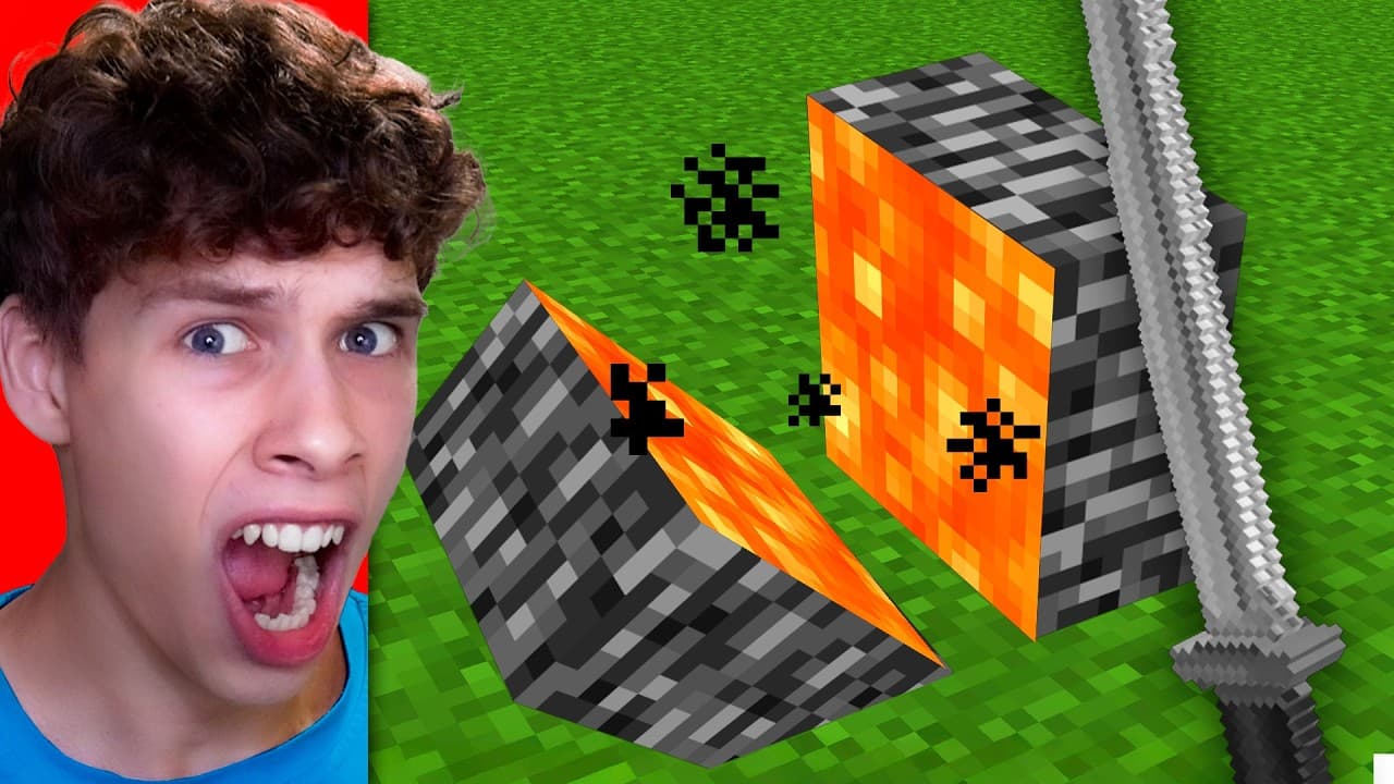 Minecraft pero Puedo Partir Cualquier Bloque